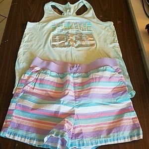 NWOT--Tee & shorts
